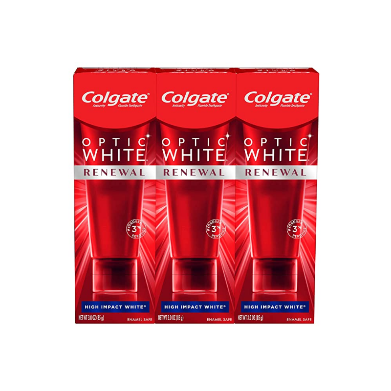 Colgate オプティックホワイトリニューアルホワイトニング歯磨き粉 3本 