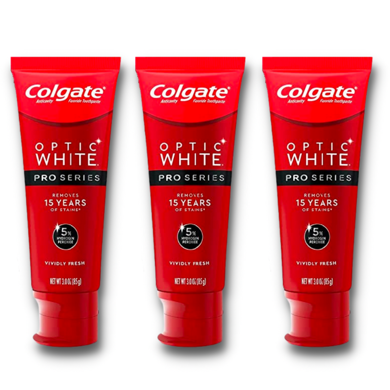 Colgate PRO 過酸化水素5% ホワイトニング歯磨き粉 3本セット – Lycheese